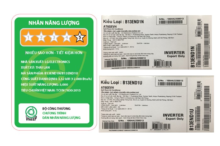 Điều hòa LG Inverter 12000 BTU 2 chiều B13END1